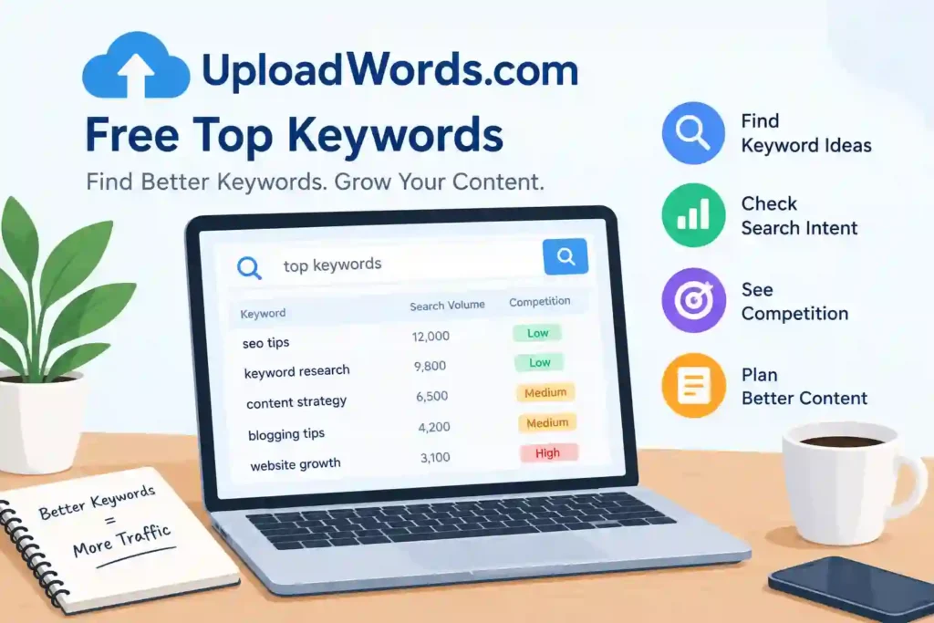 UploadWords.com Free Top Keywords